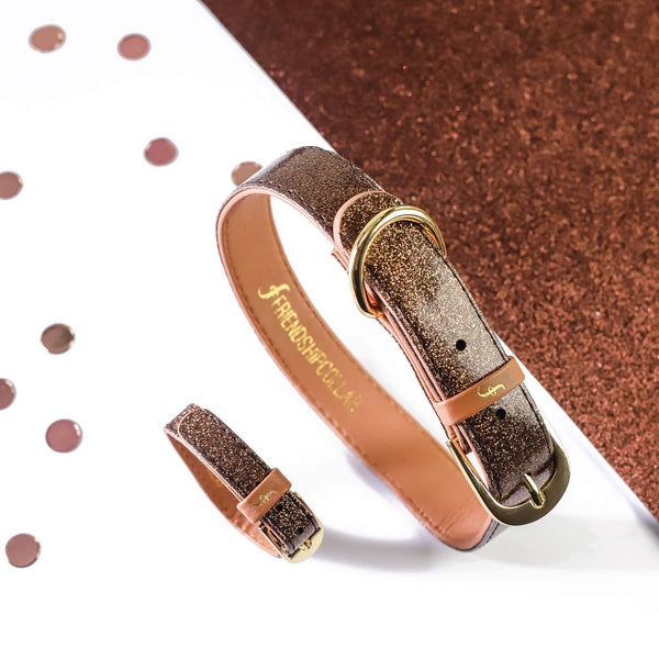The Sparkling Pup: Glitter Bronze