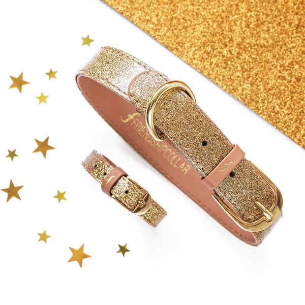 The Sparkling Pup: Glitter Gold