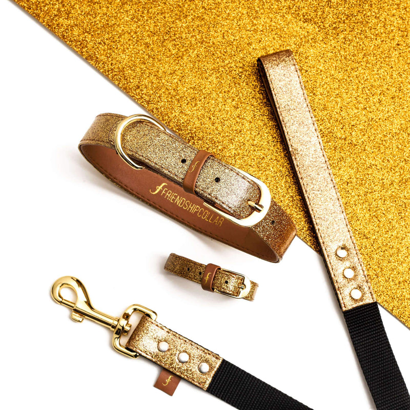 The Sparkling Pup: Glitter Gold